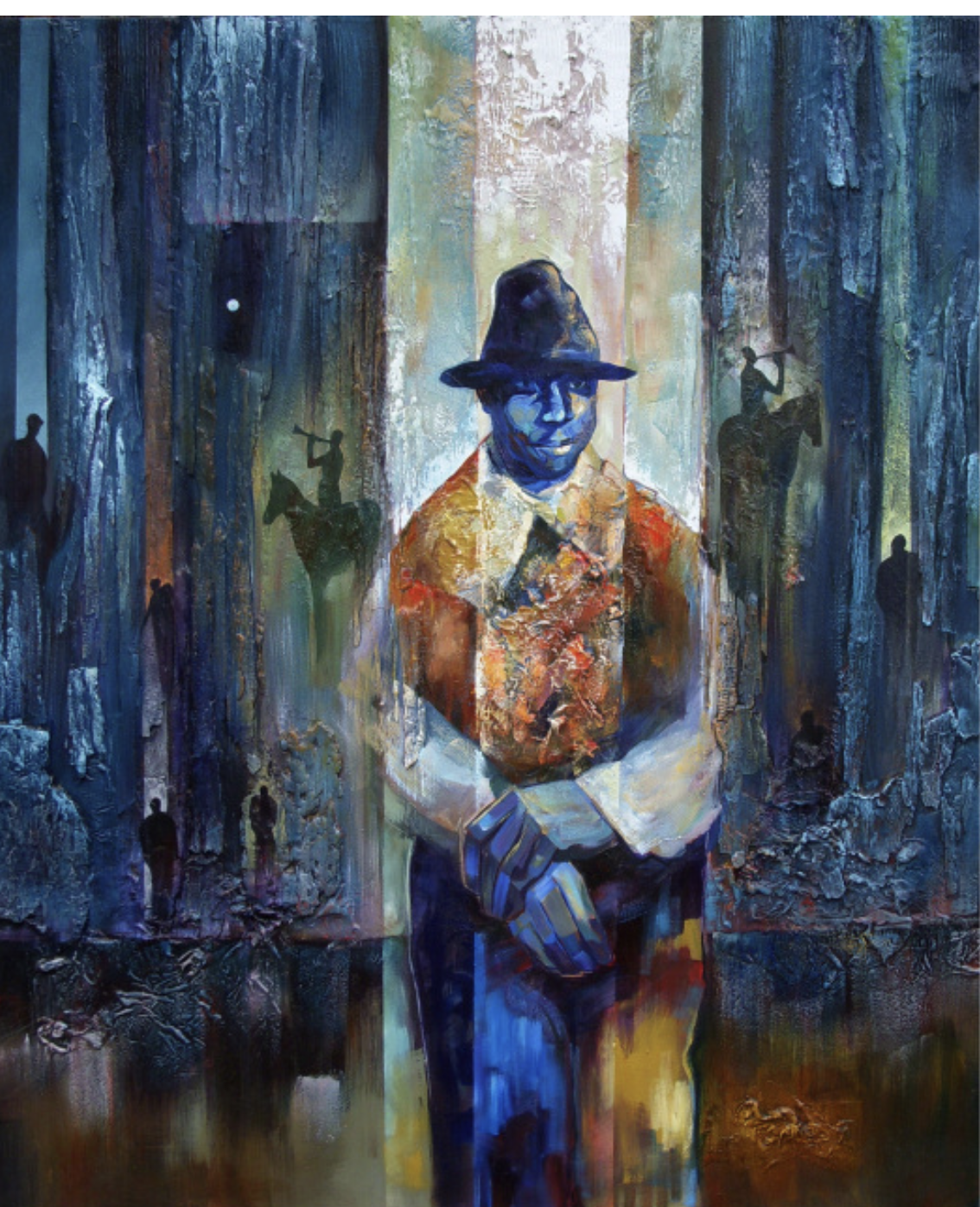 Artwork depicting a runaway slave